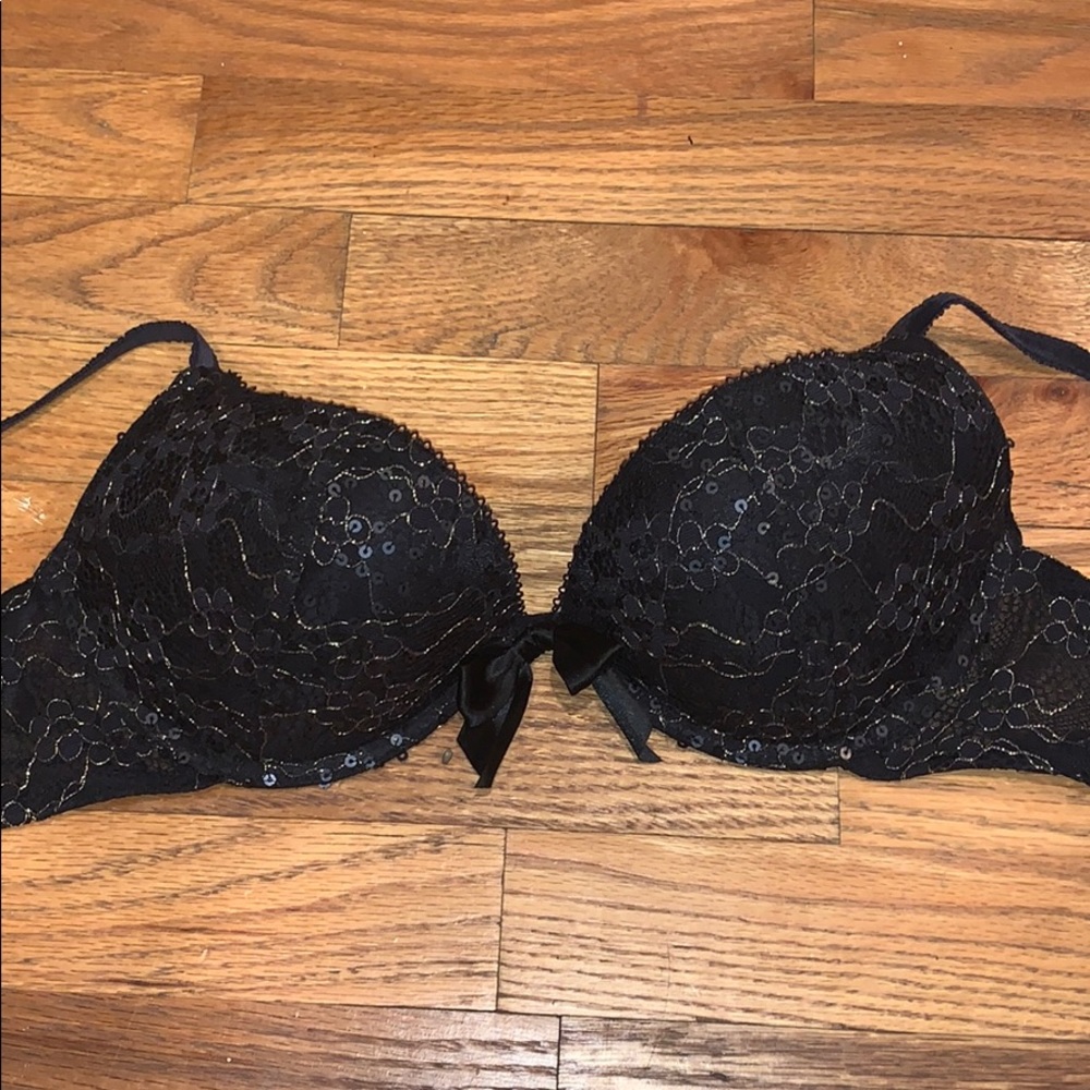 Sexy black Aerie push up bra